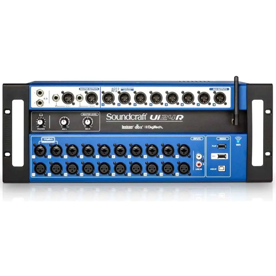 

Free Duty EU UK US Soundcraft Ui24R 24-Channel Digital Mixer Multi-Track USB Recorder with Wireless Control