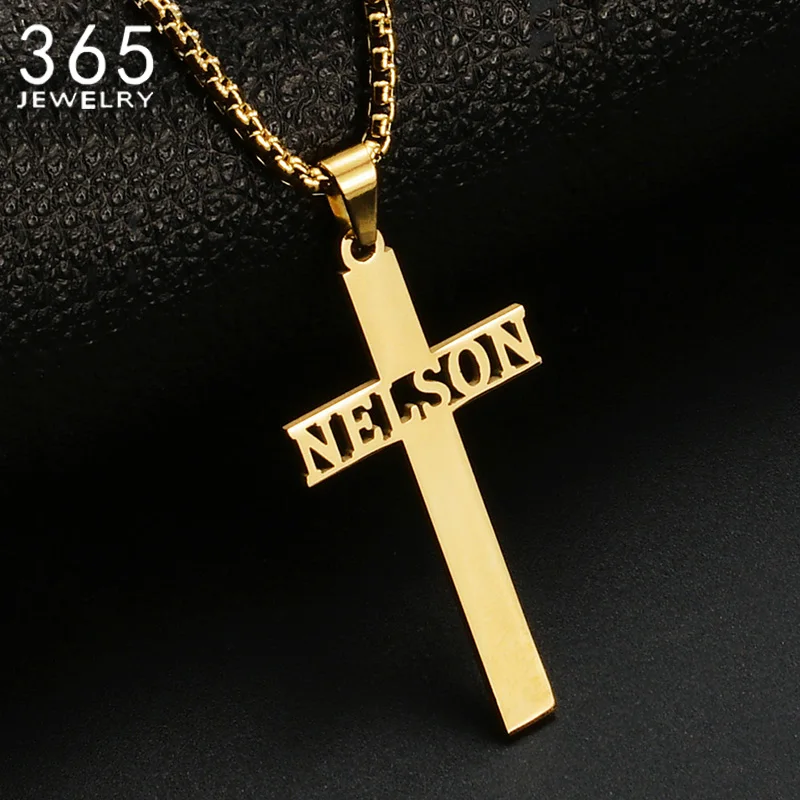 Custom Pendant Necklace Stainless Steel Men Necklaces Pearl Chain