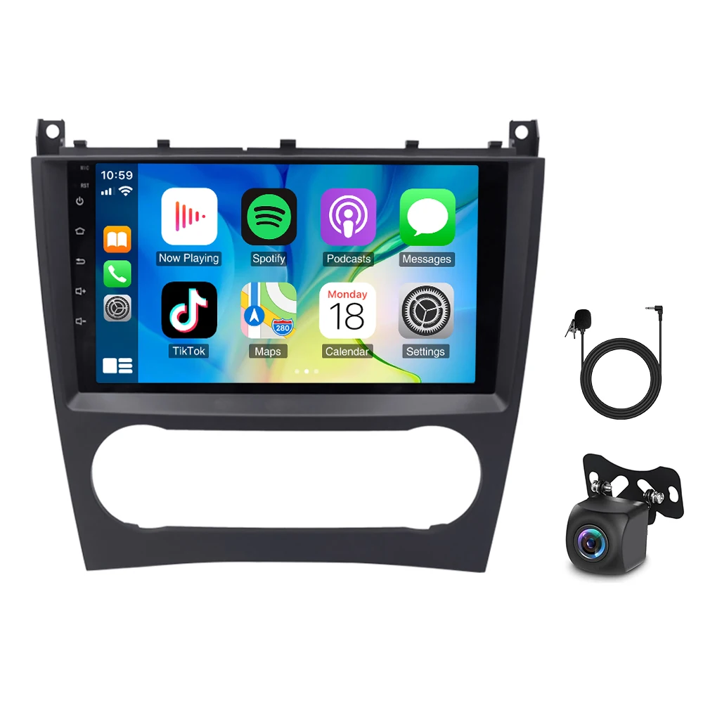 Android Car Navigation System with CarPlay and Android Auto