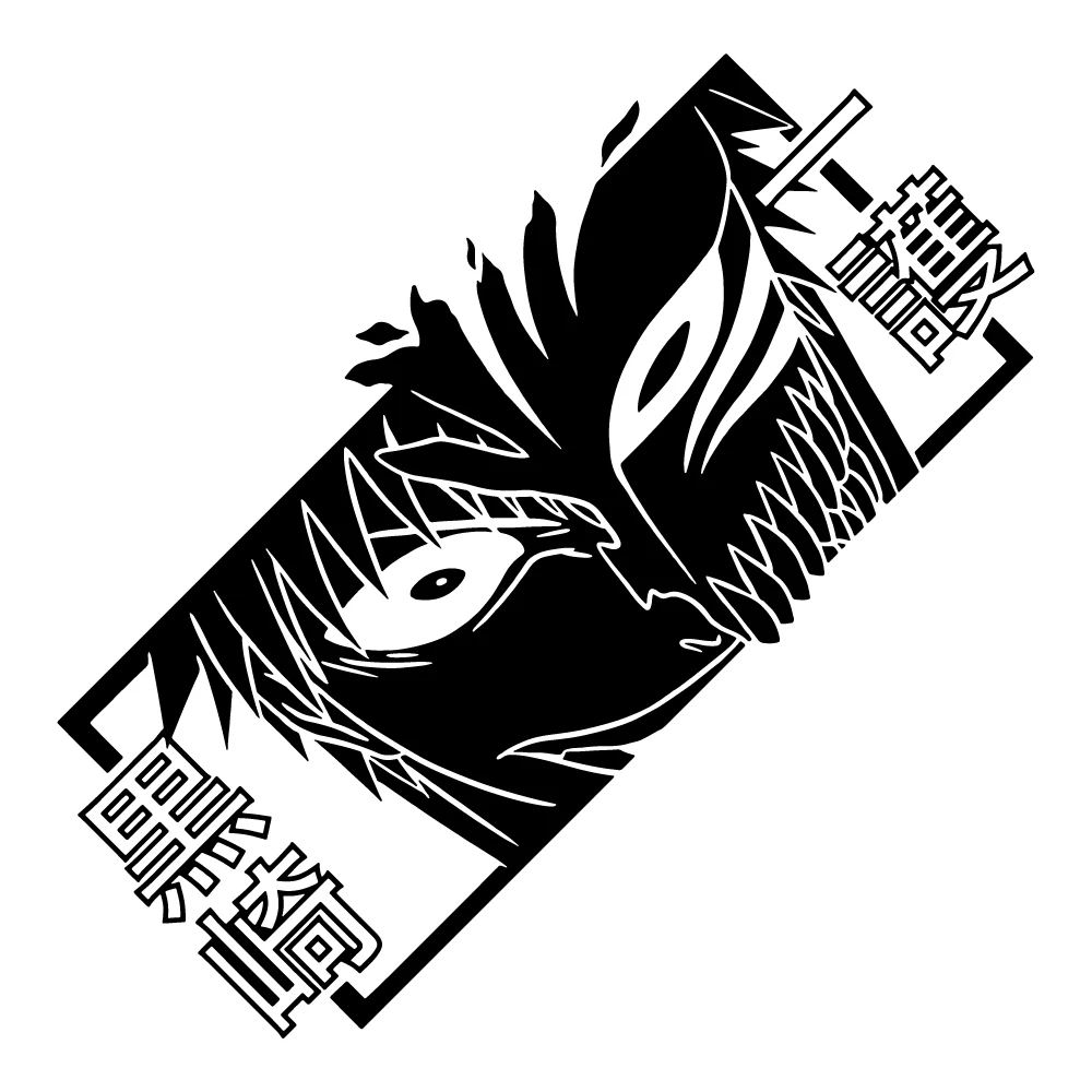 Anime-Inspired Waterproof Car Sticker featuring Ichigo Kurosaki – Stylish Japanese Design