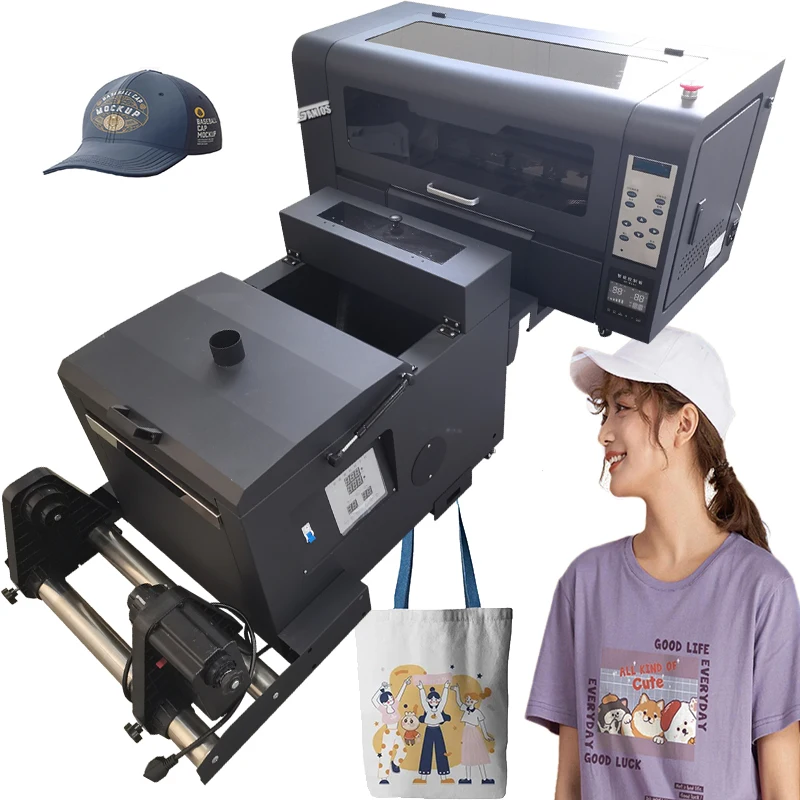 

Dtf printer all in one shake powder head xp600 impresora dtf a3 30cm xp600 film garment printer t shirt printing machine