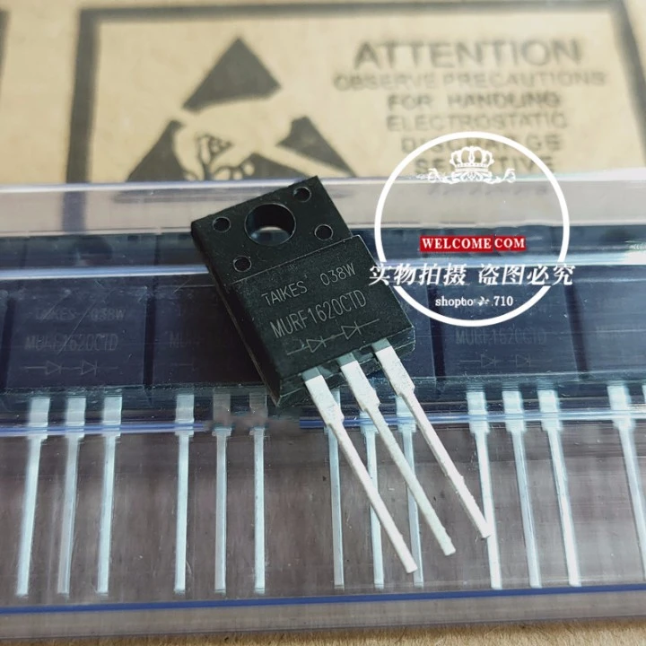 

(10 шт.) MURF1640CTD, MURF1620CTD TO-220, MURF1640CT, MURF1640, 16,0 амперы, Unipolar/Common Anode, ультратонкие восстанавливающие Выпрямители