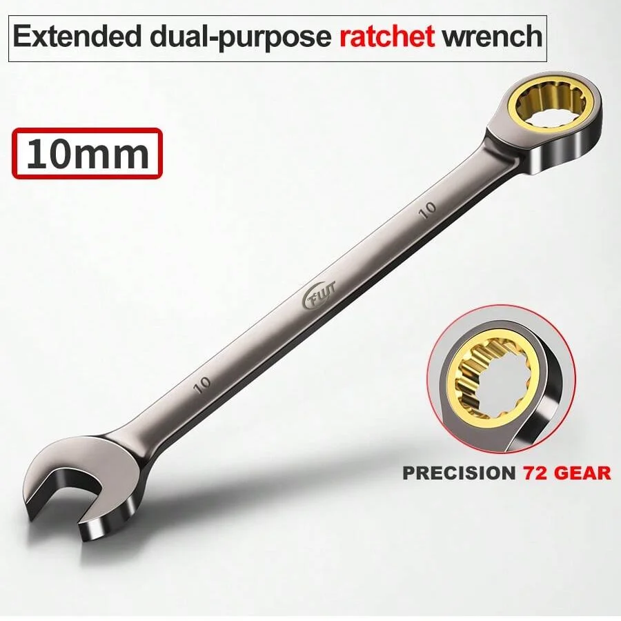 Versatile Dual-Use Ratchet Wrench (6-32mm) for Universal Maintenance Tasks