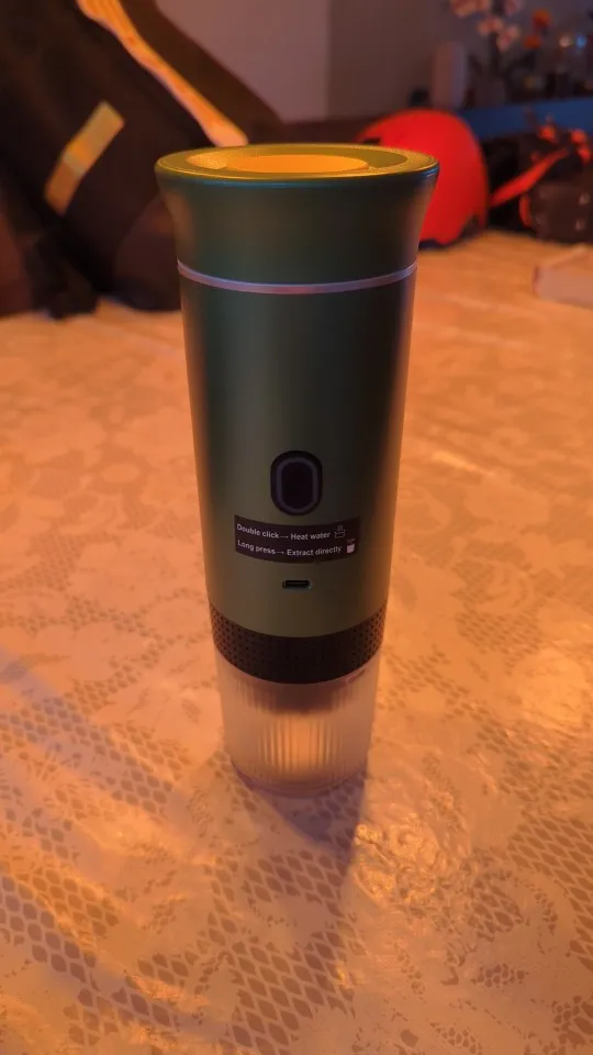 Denokin 3-in-1 Portable Espresso Coffee Machine - Wireless, for Travel & Outdoor Use photo review