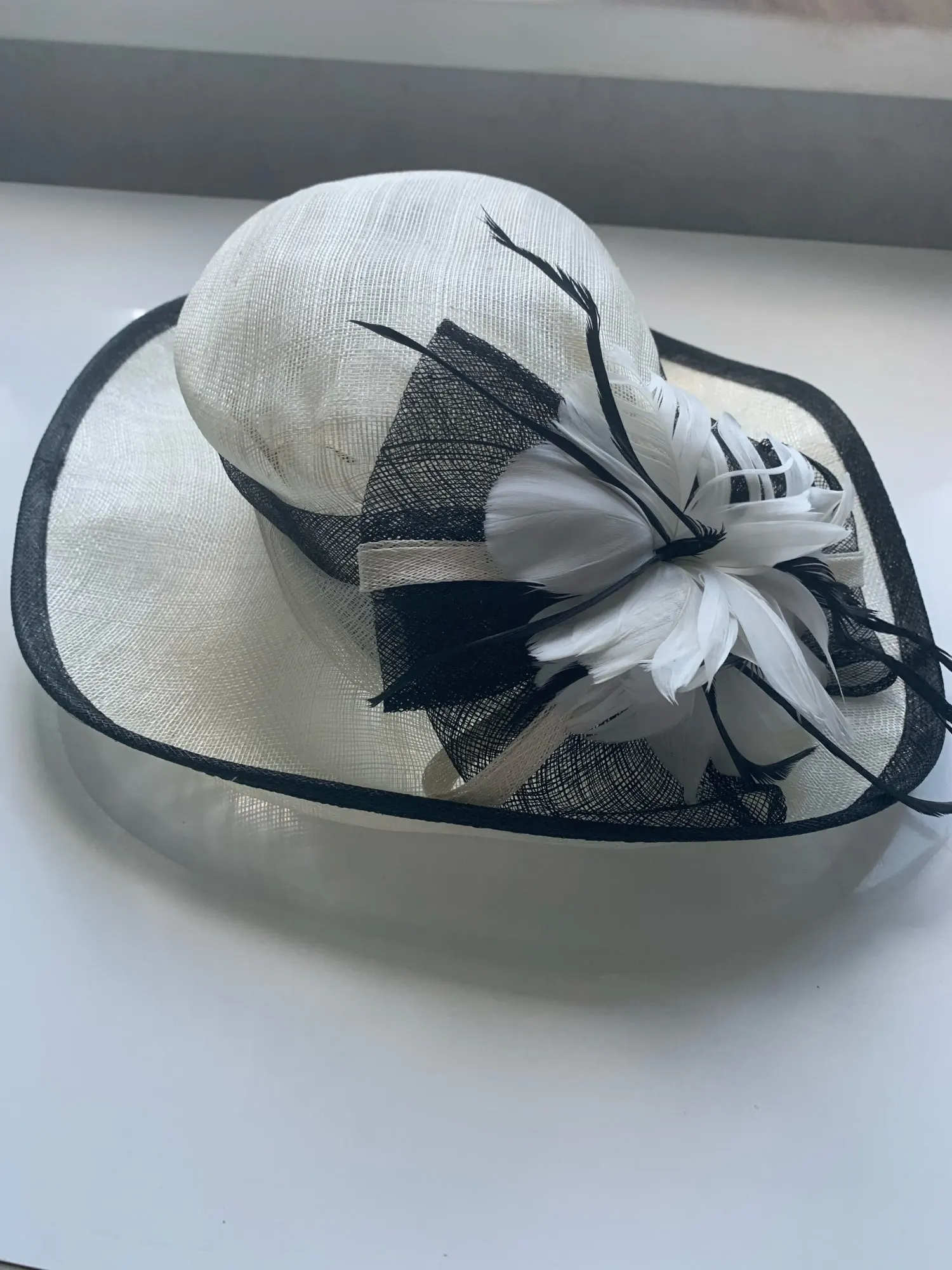 Fs Black White Ladies Church Hats Women 
