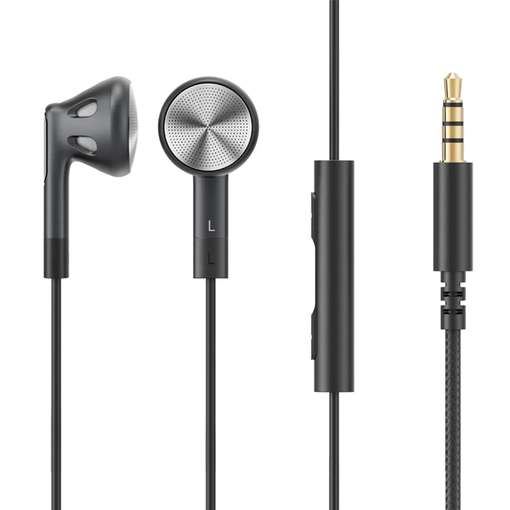 FiiO FF1 3.5mm HIFI Music Wired Bass Earbud 14.2mm Dynamic HD Microphone Earphone for Gaming Meeting