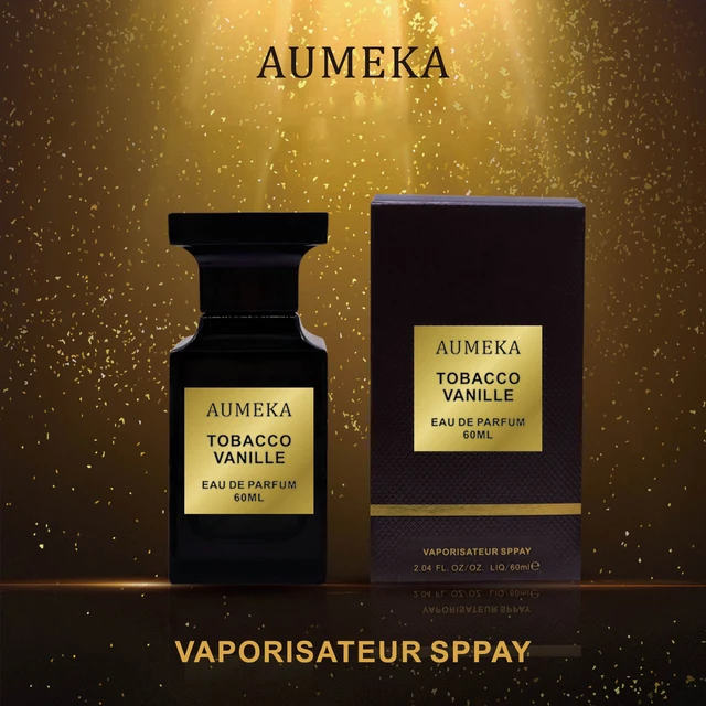 AUMEKA Parfüm Für Männer Original Luxus Arabes Tabak Vanille Orientalischen Würzig Eau De Parfum Mann Geschenk Make-Up 60 ml AU0451 ﻿
