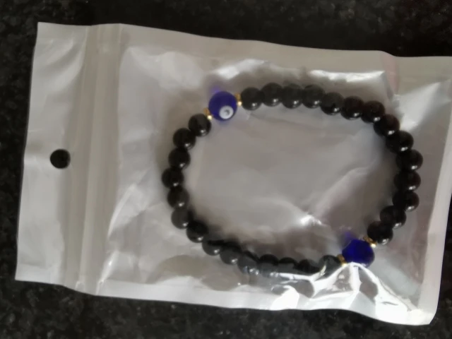 Evil Eye Black Tourmaline Bracelet | Mindful Protection Jewellery photo review