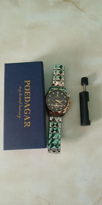 POEDAGAR Luxury Men's Quartz Watch photo review