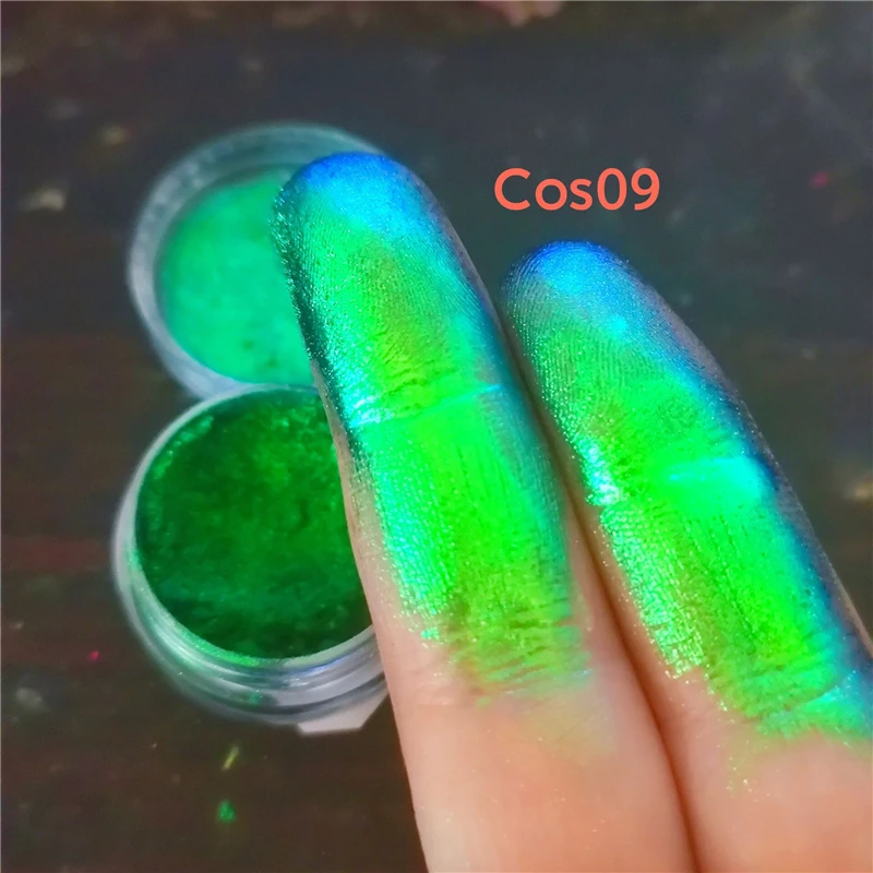 Ultra-Thin Iridescent Color Shift Holographic Eyeshadow eye shadow MultiChrome Shifting Pigments Duochrome Chameleon Eyeshadow Powder
