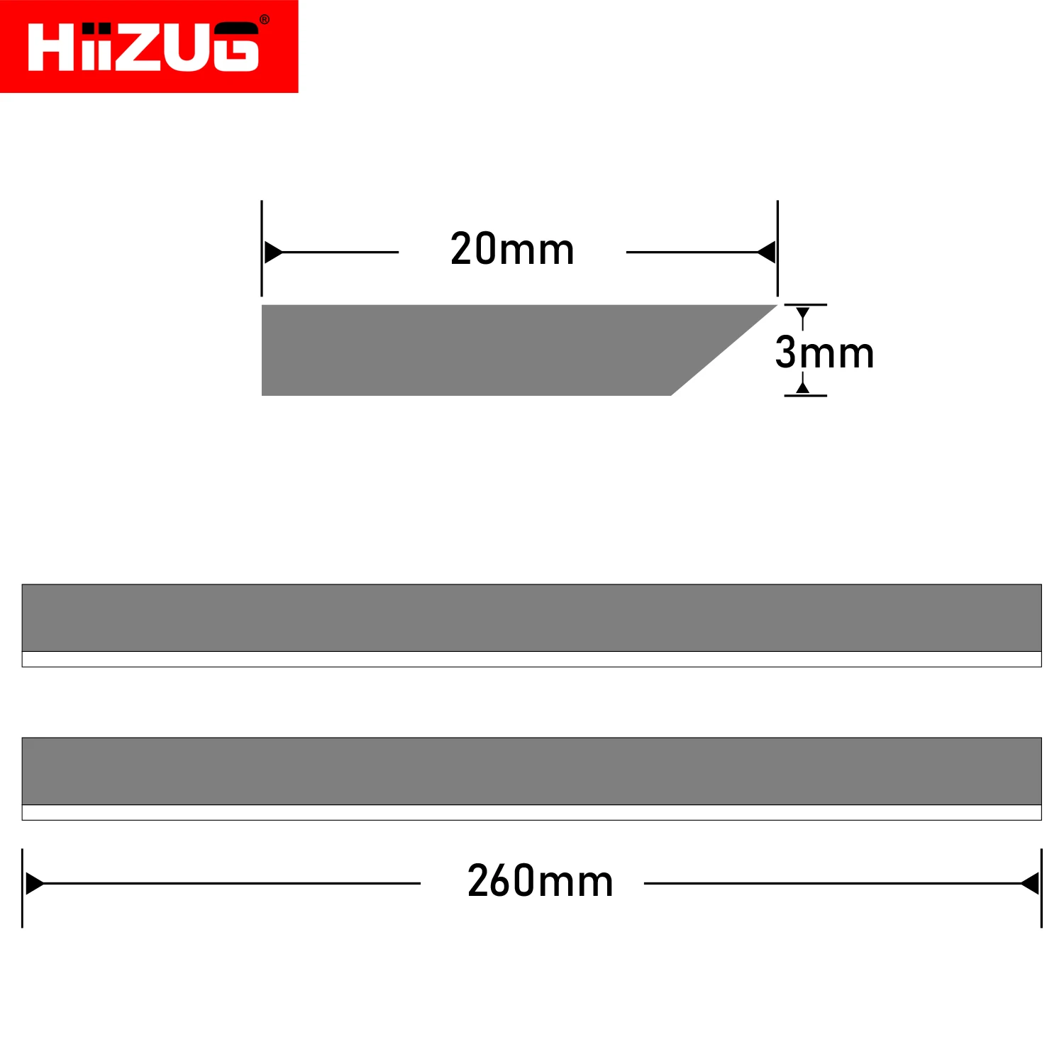 Metabo Planer Blades Knives Jointer 260mm for HC260C HC260M HC260K Surface Planer Thicknesser Cutter Head  Set of 2 Pieces