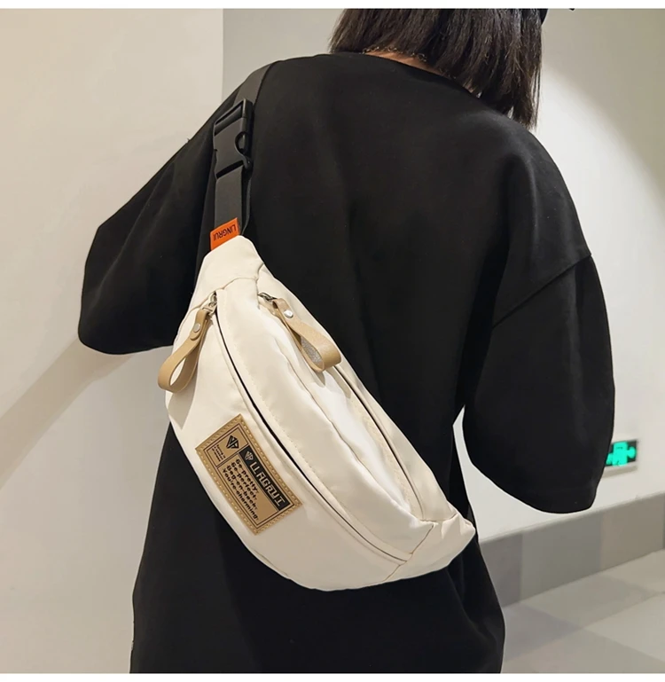 Wasserdichte Nylon-Gürteltasche für Herren und Damen Brusttasche – Detail 13