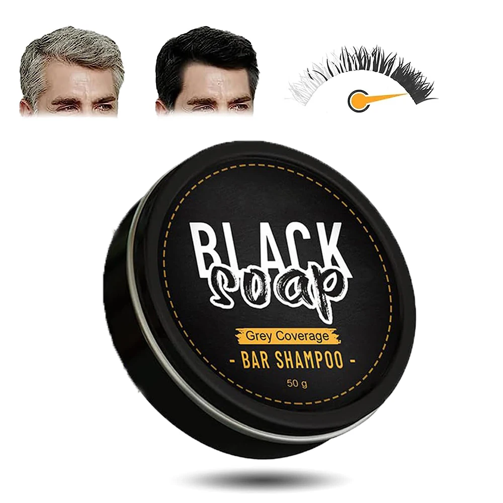 

Hair Darkening Shampoo Bar Soap Anti Hair Loss Nourishing Shampoo Deep Cleansing Nature Black Hair Nourishment Soap