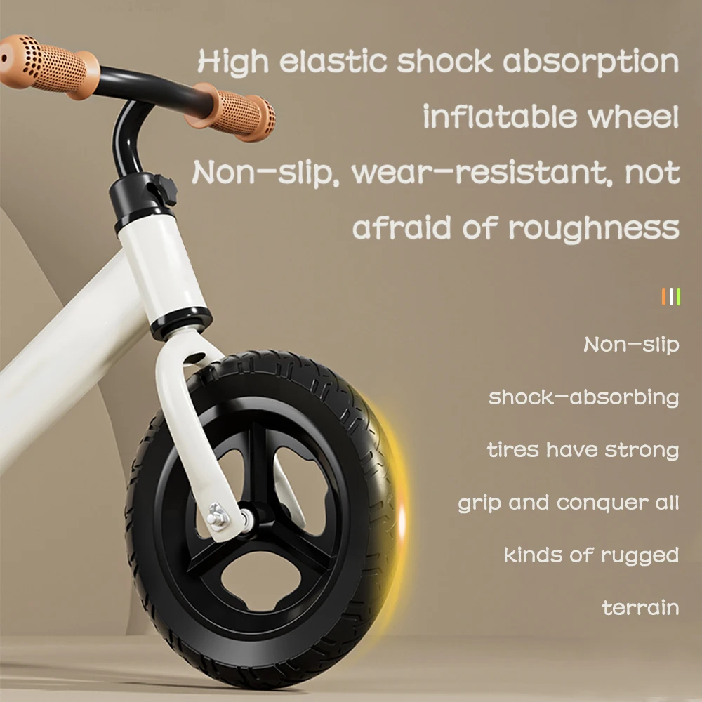Lightweight Children's Balance Bike with 360&deg; Rotating Handlebars Anti-Slip Baby Walker Bike for 2-6 Years Pedal-free