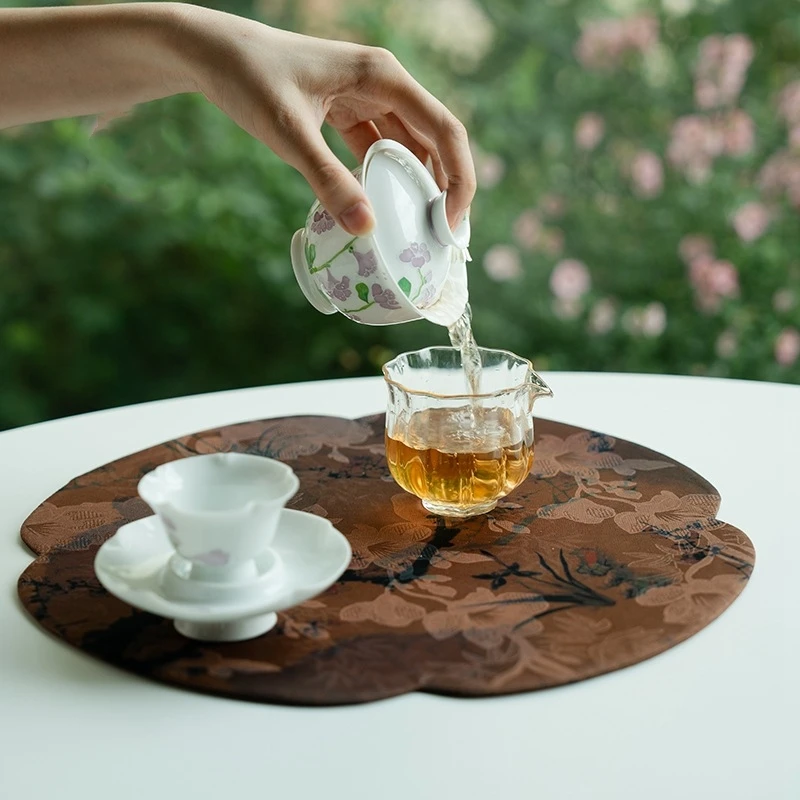 Hand Painted Lily Of The Valley Gaiwan Set For Tea Chinese Tureen White Tea Bowl Kung Fu Chawan Cups Lily Deng's Store