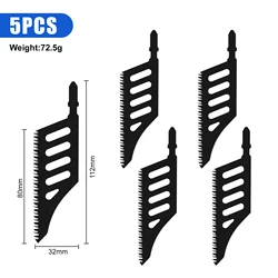 Extra Long Heavy Duty T - Shank Scroll Saw Blades with Fine and Coarse Teeth (5PCS)
