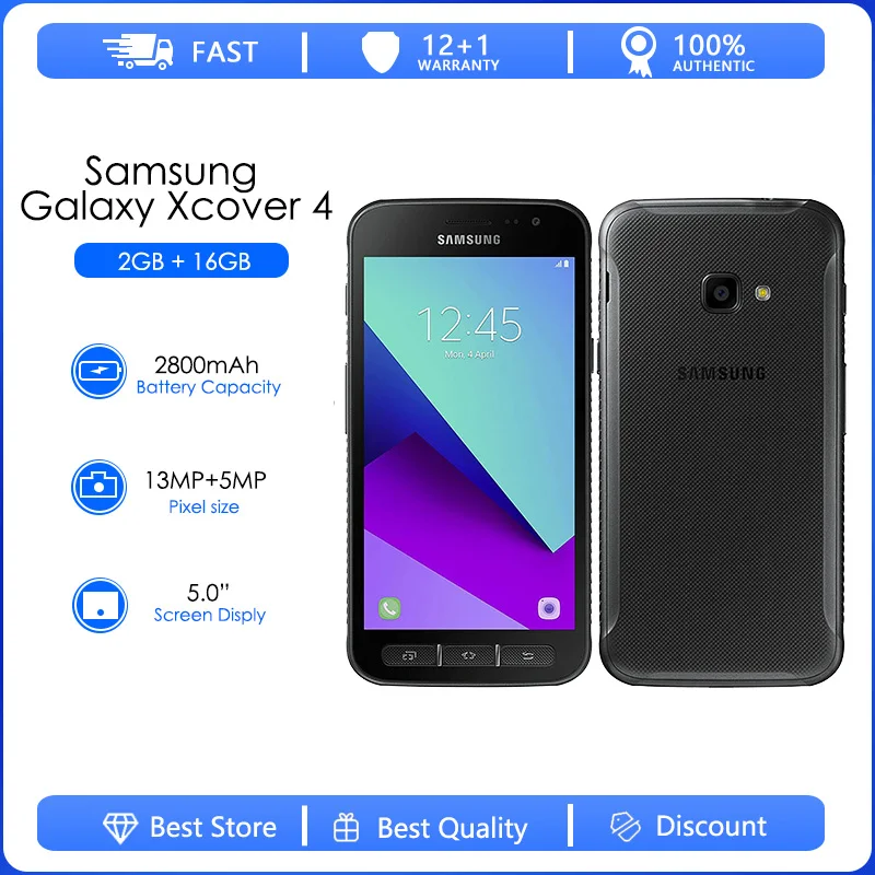 Brullen punch Bonus Samsung Galaxy Xcover 4 G390F Refurbished-Original Quad Core 5.0 Inch 2GB  RAM 16GB ROM 13.0MP Android 4G LTE Cellphone - AliExpress Cellphones &  Telecommunications