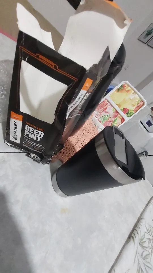 Copo Térmico 473ml COM TAMPA E Abridor Inox Para Quente e Gelado photo review