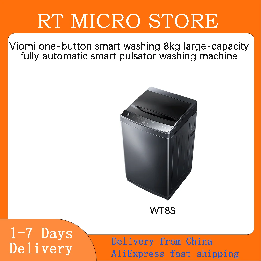 Viomi One button Smart Washing 8kg Large capacity Fully Automatic Smart