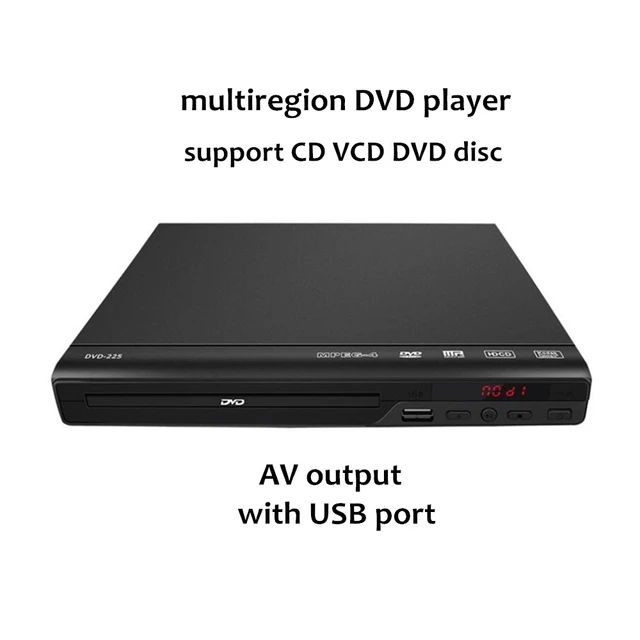 DVD-225 Home DVD player, USB, multi format with remote. new