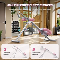 MERACH Ab Machine Adjustable Trainer Workout Foldable Knee Protection Abdominal Exercise Machine Core Ab Exercise System Trainer - Image 6