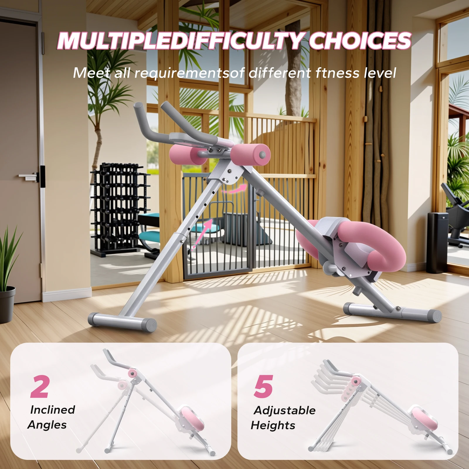 MERACH Adjustable Ab Trainer 6