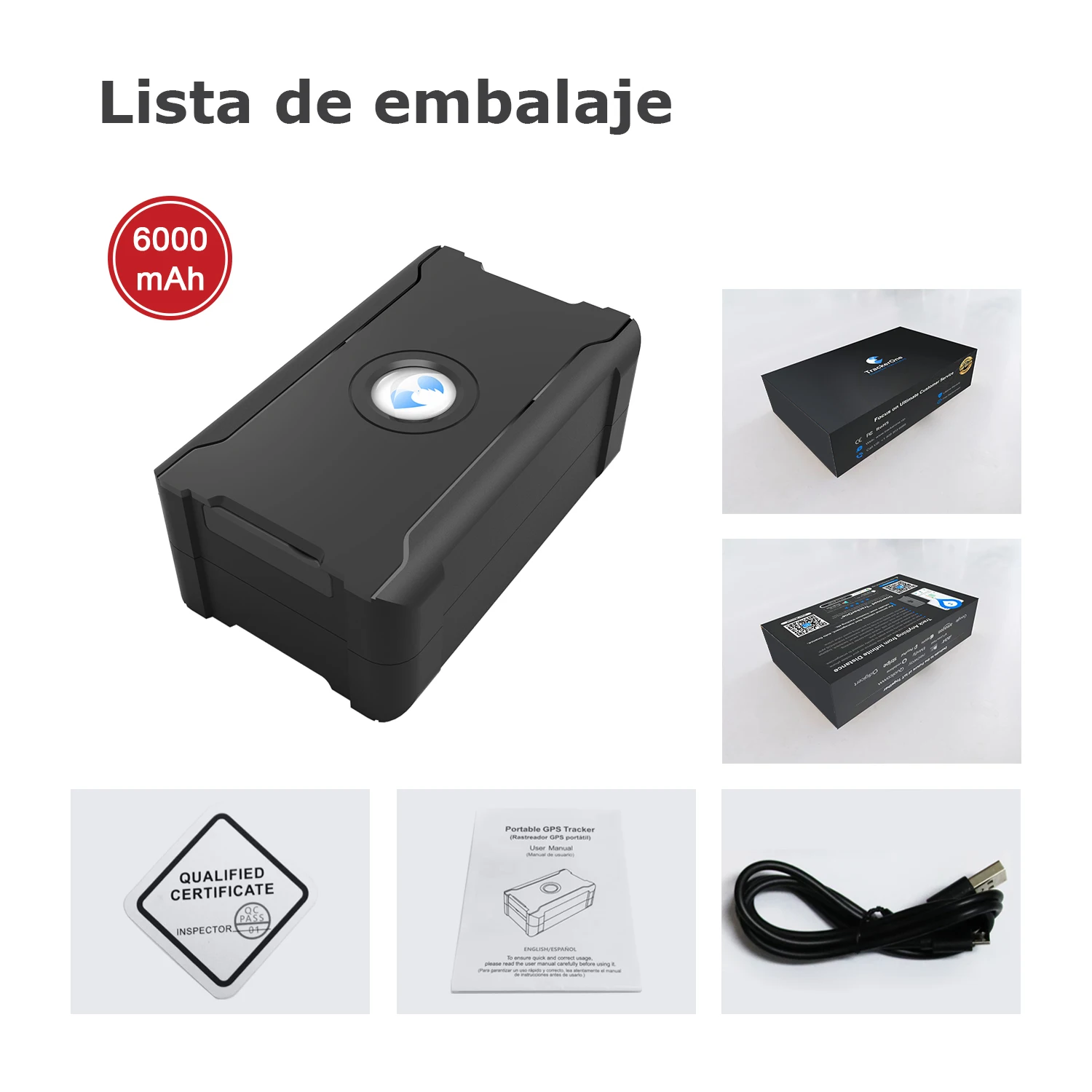 Rastreador magnético fuerte para vehículos con GPS, mini rastreador GPS  para vehículos sin suscripción, localizador magnético más pequeño GPS en