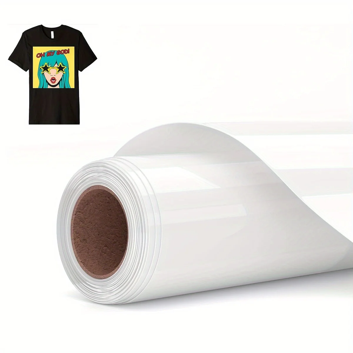 Sublimation HTV Roll for Dark/Light Fabric-Blanks Matte Sublimation Vinyl for Creating Shirts Bags Hats Pillows