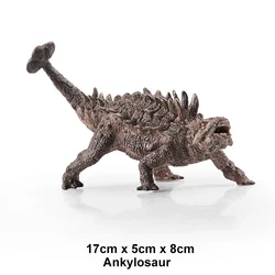 Deluxe Dinosaur Action Figures Collection - Carnotaurus, Ankylosaurus & Tyrannosaurus Rex (Ankylosaur)