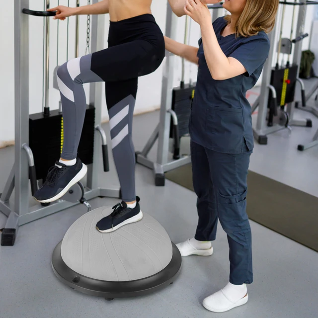 KOAVAE Balance Ball 46cm - Rutschfester Gymnastikball Bis 200kg Mit Pumpe