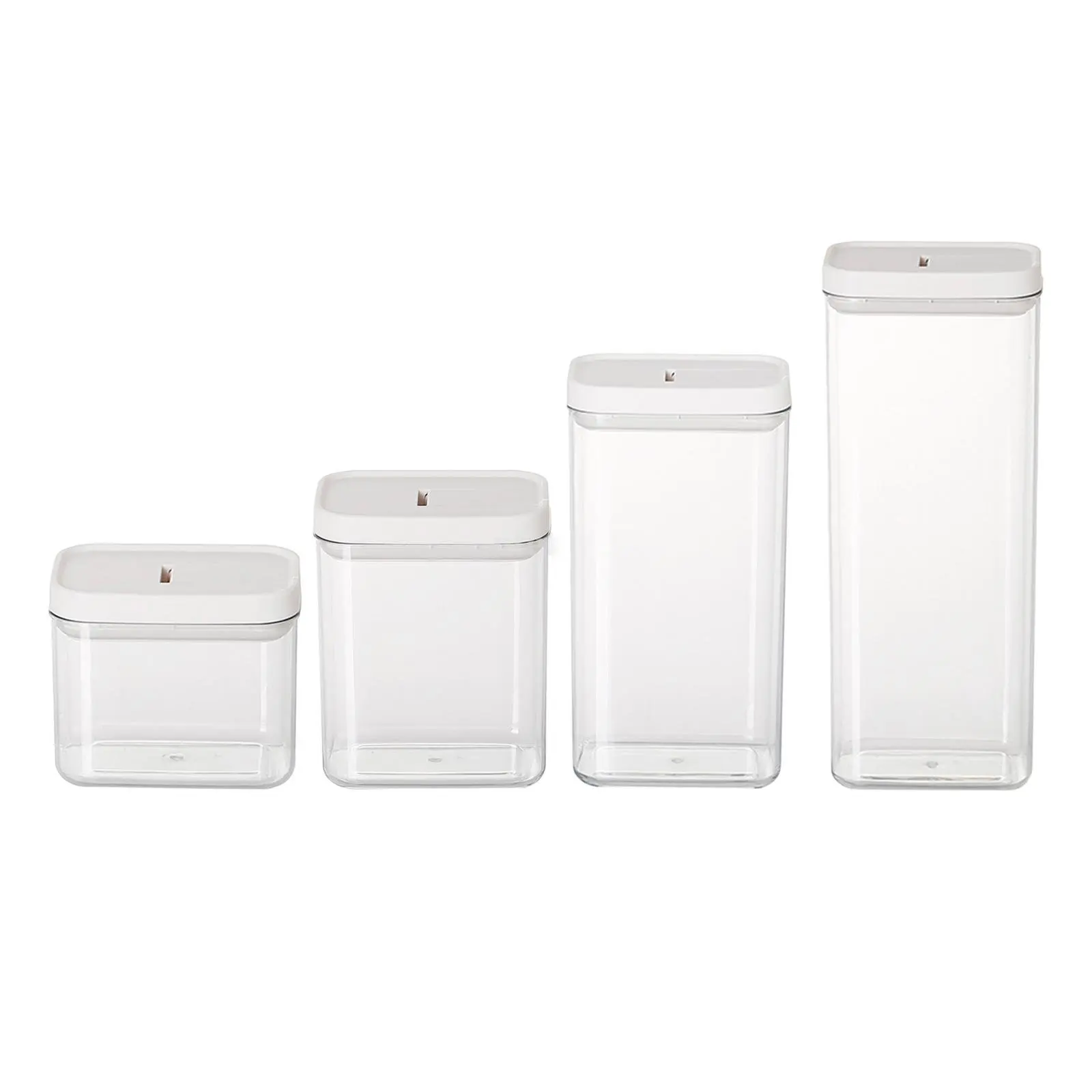 Plastic sealed jar transparent leakproof moisture-proof kitchen organizer storage box pasta grain snack food seasonings