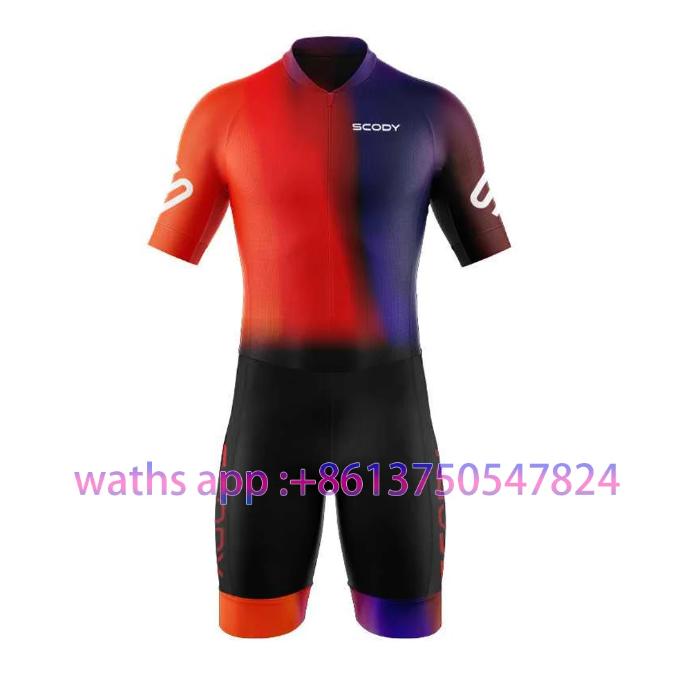 HECLOK Men's Multicolor Triathlon Suit, Bike Racing Suit, Cycle Kit