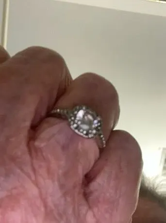 Classic Silver Color Wedding Rings photo review