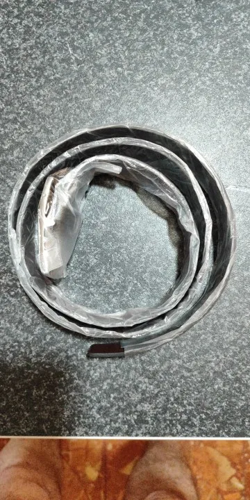 MIDNIGHT SOVEREIGN™ – Black Buckle Genuine Leather Belt photo review