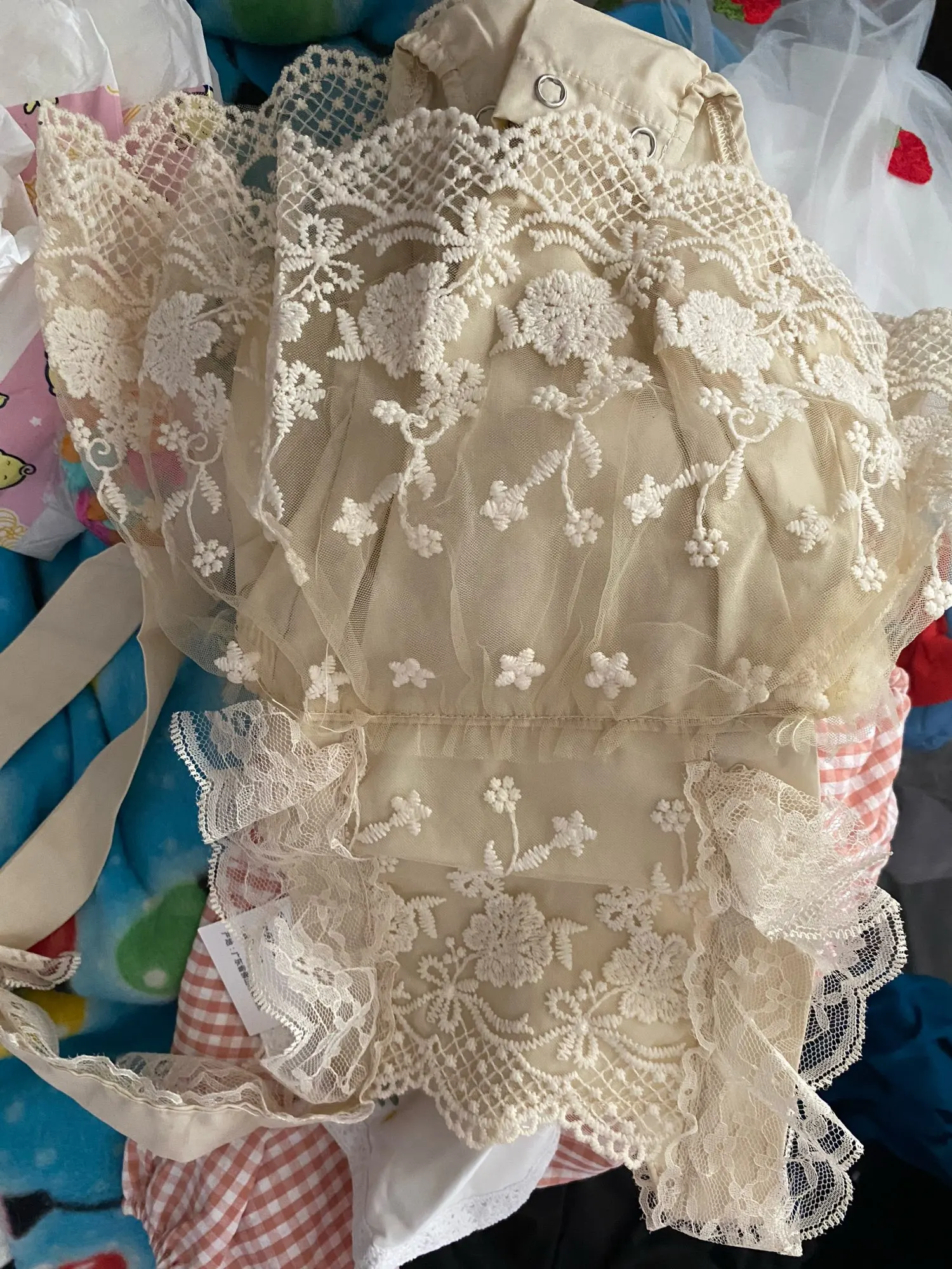 Lioraitiin Off Shoulder Lace Floral Bodysuit photo review