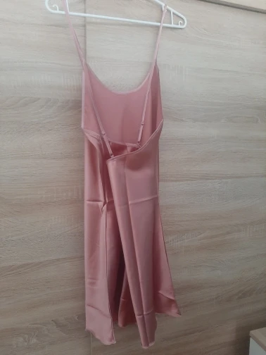 Luxurious Backless Ice Silk Summer Nightgown - Elegant Slip photo review
