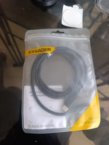 Essager PD100W 60W Type C C to C Cable Fast Charge Mobile Cell Phone Charging Cord Wire For Xiaomi Samsung Huawei Macbook iPad photo review