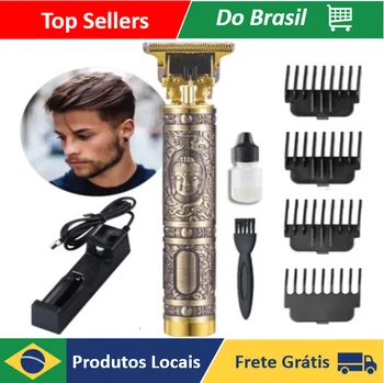 Máquina Profissional de Acabamento para Cabelo e Barba Buda