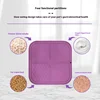 Pet Dog Slow Food Bowl Pet Silicone Dog Licking Pad Cat Licking Plate Puzzle Leakage Hidden Food Cat Yogurt Meal Pad 2