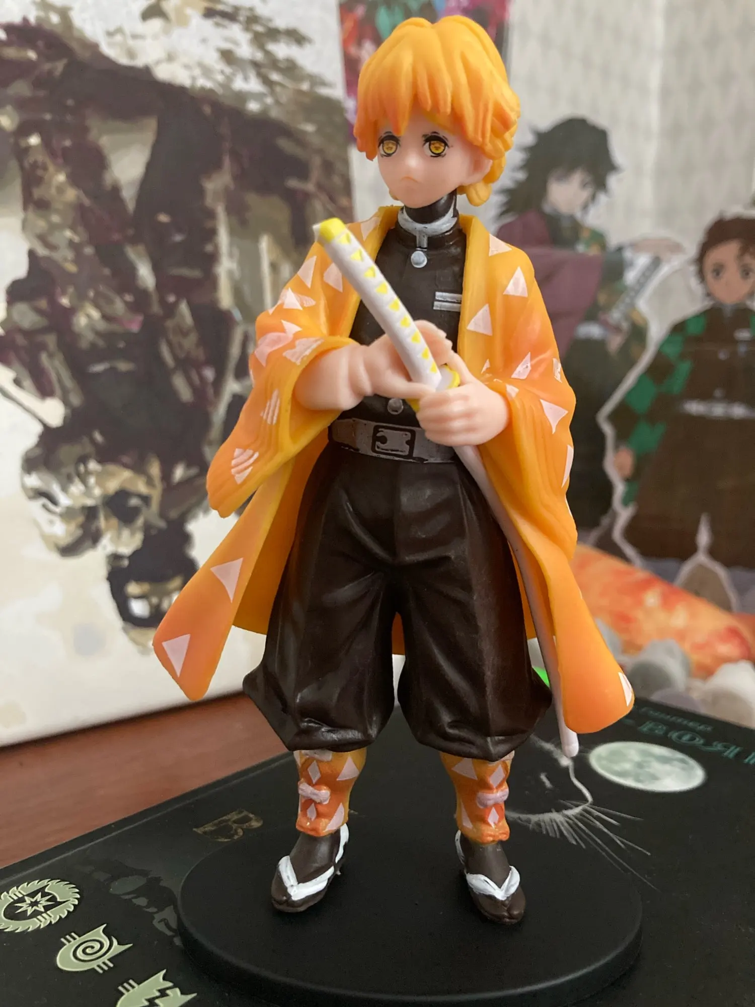 Anime Demon Slayer Figure Kamado Tanjirou Nezuko Action Figures PVC Model Toys Zenitsu Figurine Inosuke Kimetsu No Yaiba Figura photo review