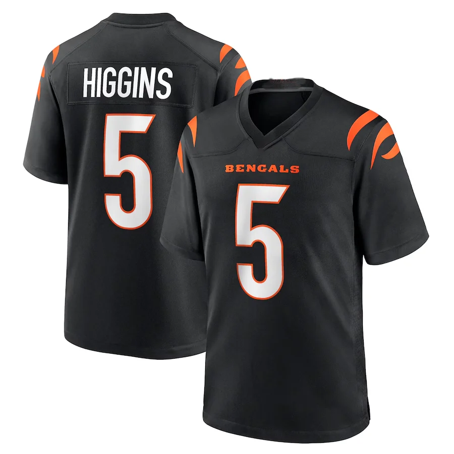 2024 Summer Trend Rugby Short Sleeve Cincinnati Adult Men's and Women's Bengals Sportswear T-Shirt Children's Sportswear Casual 4
