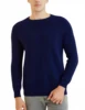 Men's Sweater 100% Merino Wool Knit Sweater 2023 Fall Winter Warm Long Sleeve Crewneck Pullover Male Tops Korean Luxury Clothing 1