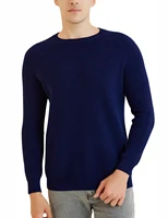 Men's Sweater 100% Merino Wool Knit Sweater 2023 Fall Winter Warm Long Sleeve Crewneck Pullover Male Tops Korean Luxury Clothing 1