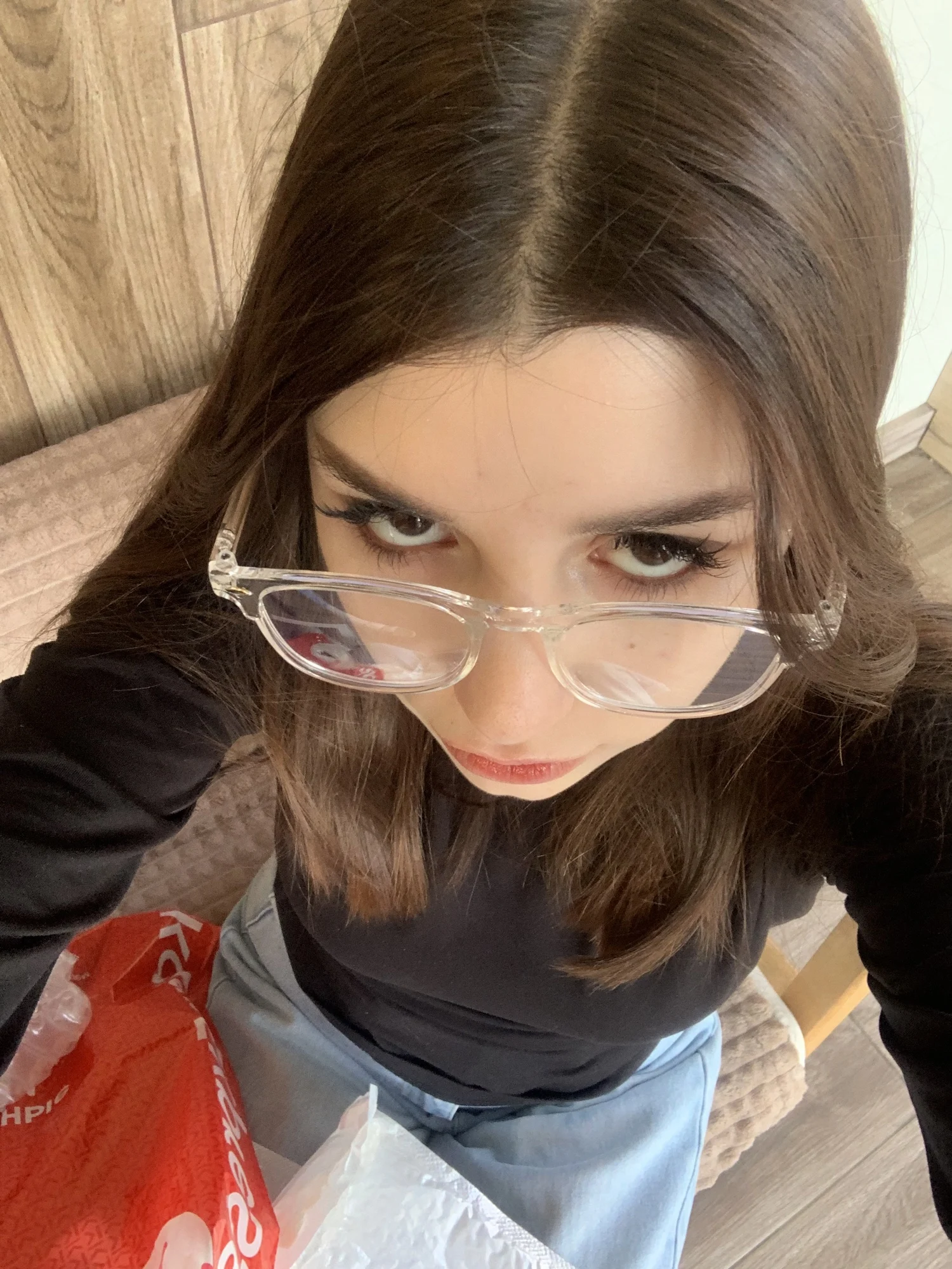 Transparent Computer Glasses Frame Women Men Anti Blue Light Round Eyewear Blocking Glasses Optical Spectacle Eyeglass photo review