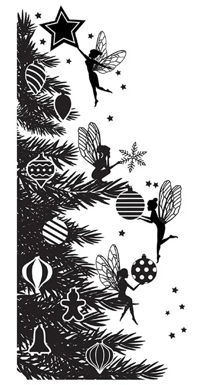 Background fairy stamp Clear Stamp for Scrapbooking Transparent Silicone Rubber DIY Photo Album Decor 601