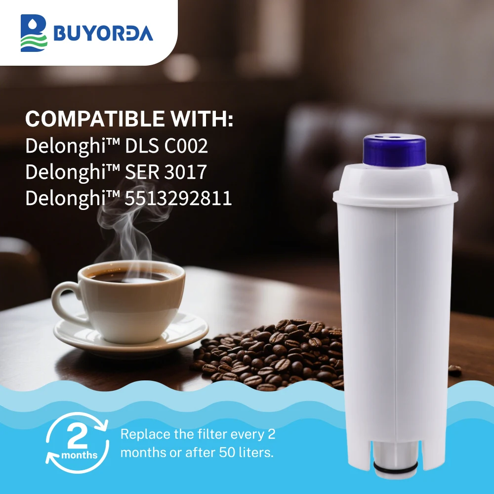 Buyorda Coffee Water Filter, Replacement For DeLonghi