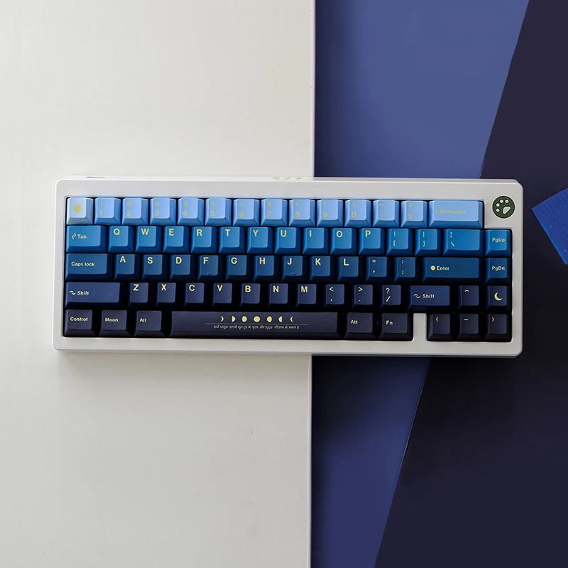 Moonrise Keycaps para Teclado Mecânico Moon Rise Keycap Sub Corante de Lados Pbt Perfil Cereja Interruptor mx com Espaçador 7u 134 Teclas - Imagem 5
