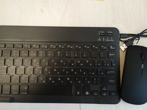 Backlight Bluetooth Keyboard Mouse For IOS Android Windows photo review