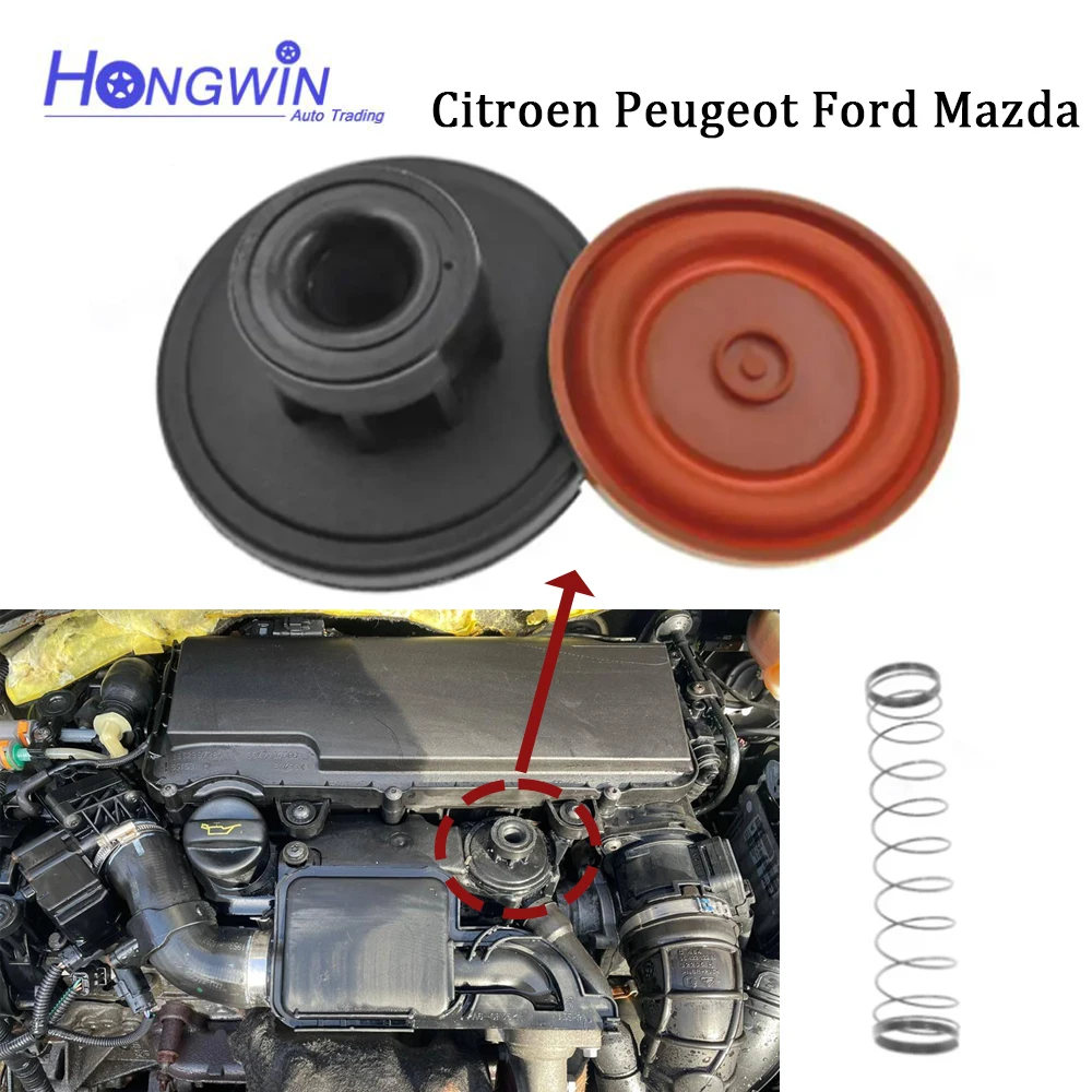 Engine PCV Valve Cover Gasket Peugeot 107 206 207 208 307 Citroen C1 C2 C3 Xsara DS3 Mazda 2 1.4 HDi Ford Fiesta 1.4 TDCi