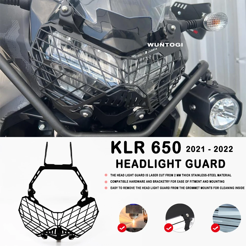 2022-KLR-650-Accessories-Headlight-Guard-For-Kawasaki-KLR-650-Klr650 ...